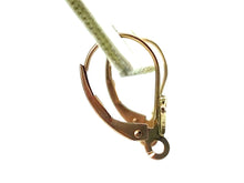 14K Solid Pink Gold Leverback Ear Wire, Sku#14-29-3/CR