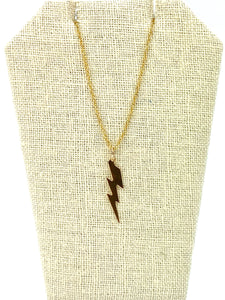 14KGF Lightning Pendant , Sku#379-C