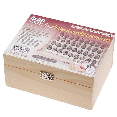 36 Pc. Letter & Number Punch Set